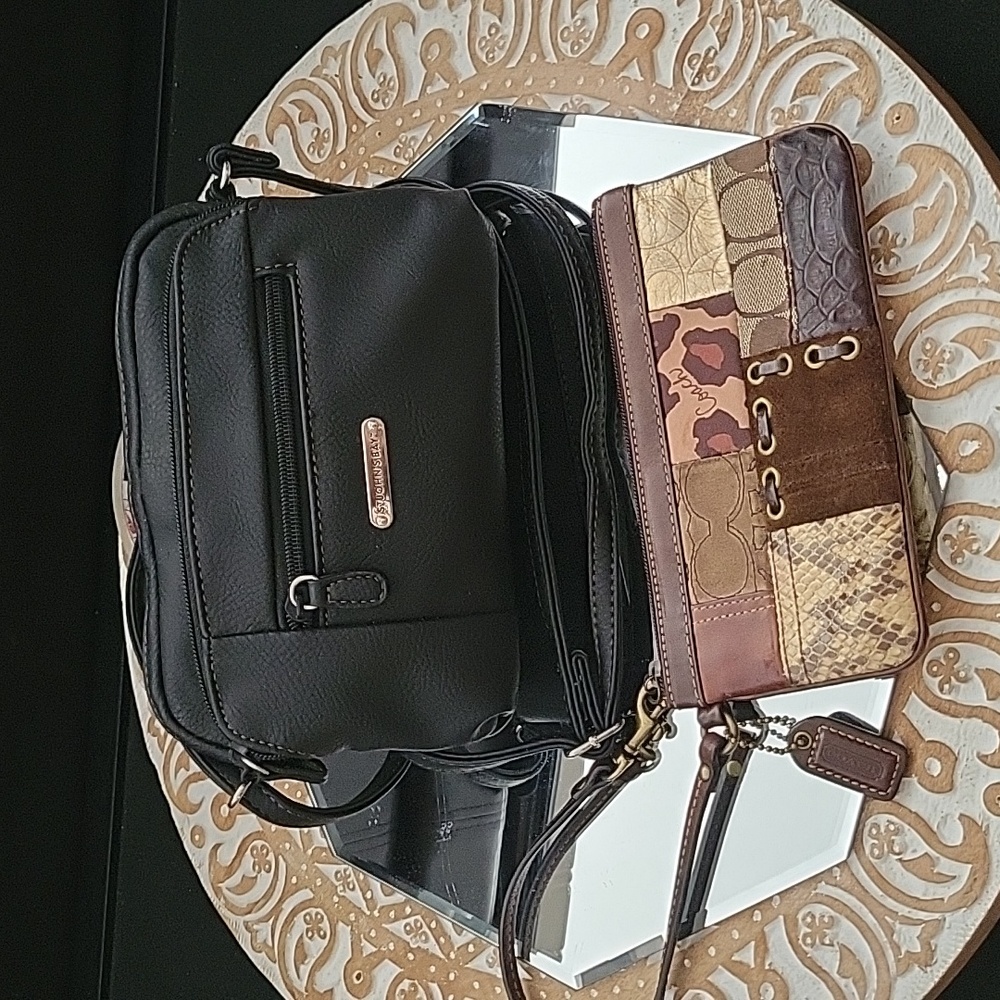 St. Johns Bay Crossbody & Coach Monogram Leather Wrislet Two for 1! 🔥